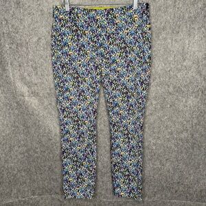 Ann Taylor Women's Floral Chelsea Crop Pants- Sz‎ 6